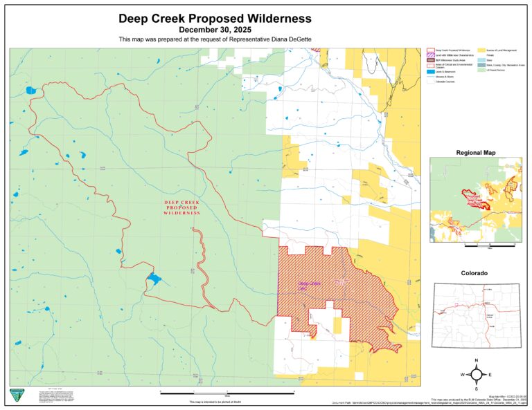 deep creek proposed wilderness