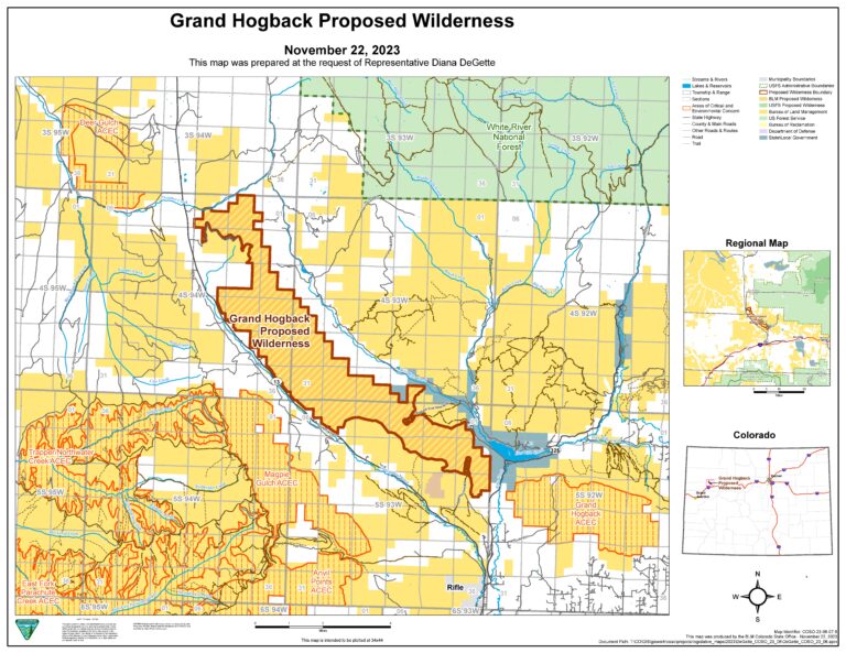 grand hogback proposed wilderness