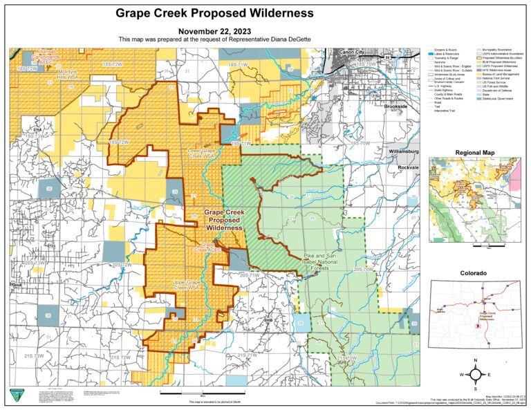 grape creek proposed wilderness