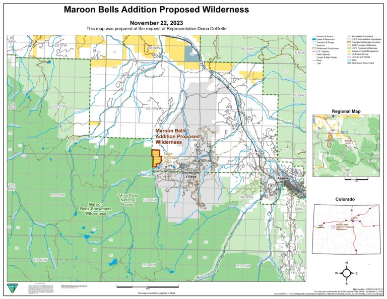 maroon bells addition proposed wilderness
