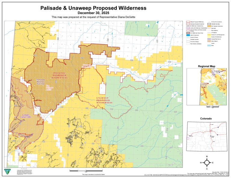 palisade & unaweep proposed wilderness