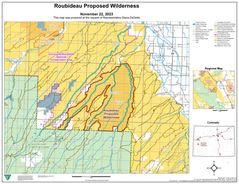 roubideau proposed wilderness