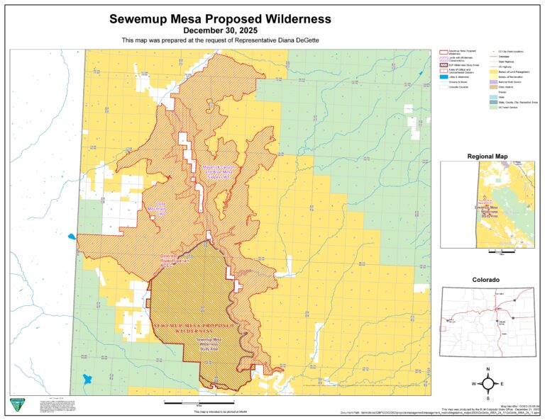 sewemup mesa proposed wilderness