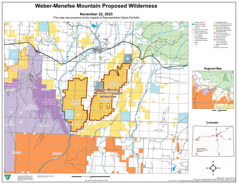 weber menefee mountain proposed wilderness