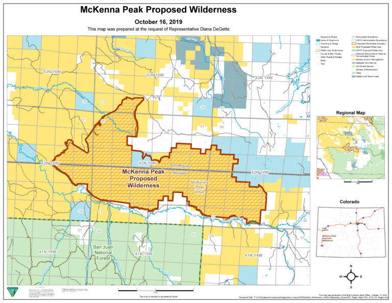 mckenna peak proposed wilderness